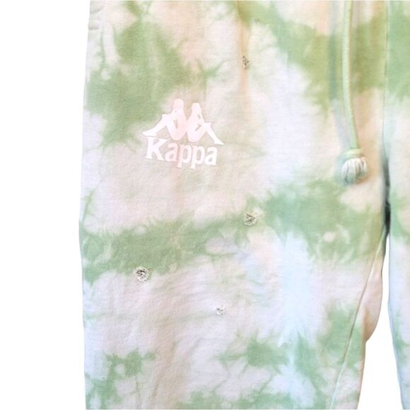 Kappa Light Green Tie Dye Sweat Pants - Picture 4 of 5